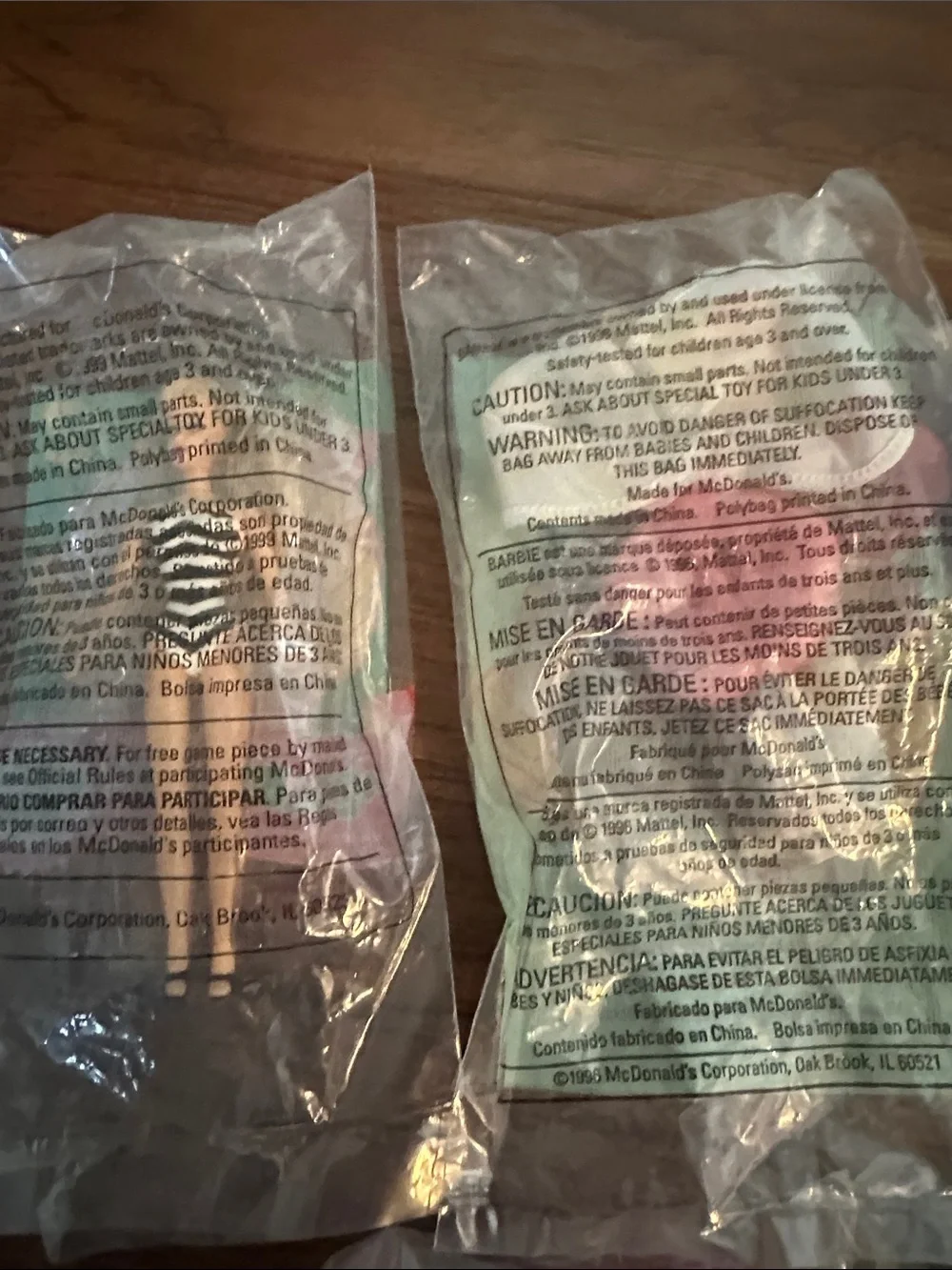 90’s McDonald's Barbie Collector Happy Meal Toys - Assorted Colorful Pack